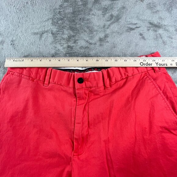 Polo Golf Ralph Lauren Chino Shorts Men's 34 Salmon Cotton Twill Stretch Golfing - Picture 4 of 12